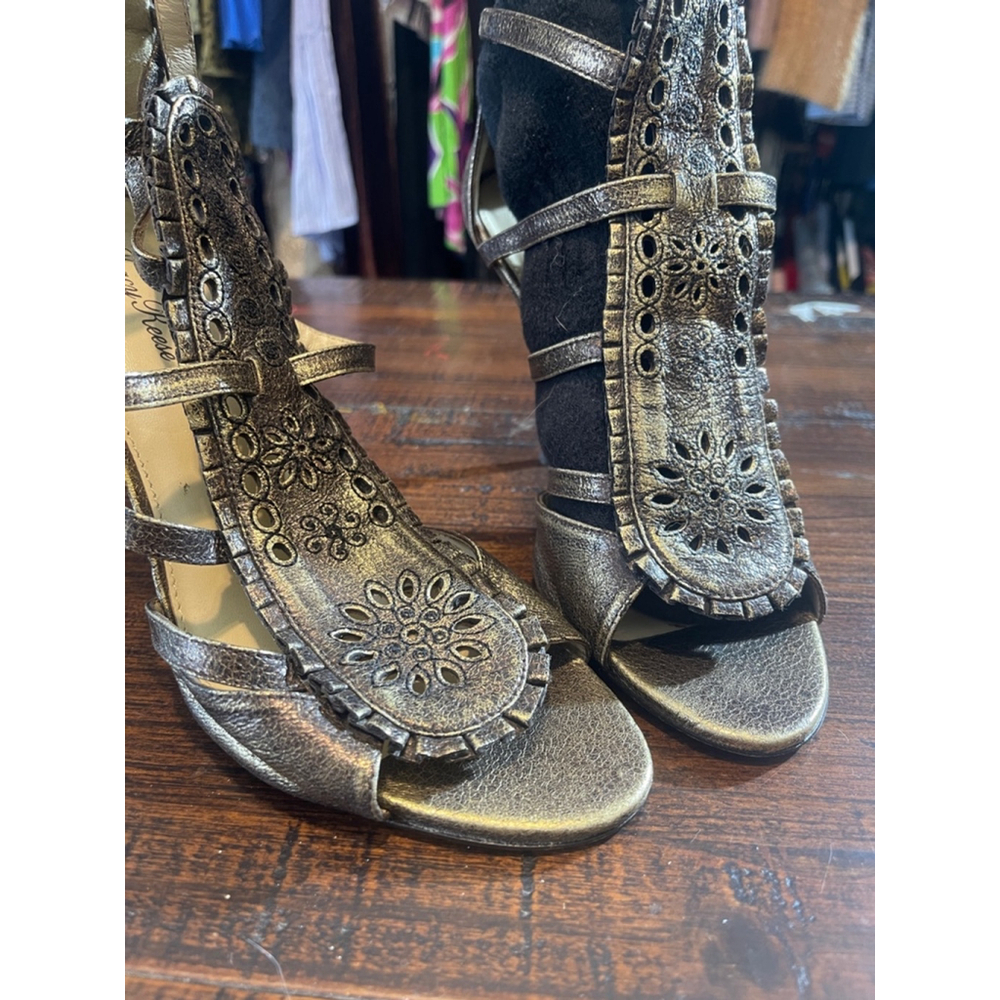 Tracy Reese New York Heels Leather Size 39.5 - Picture 2 of 15